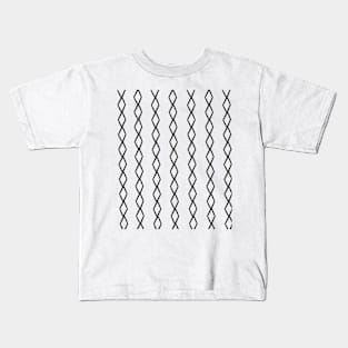 Mudcloth Pattern Minimalist  Abstract  Geometric Shapes Boho  Pattern Kids T-Shirt